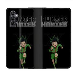 Housse Cuir Portefeuille Pour Samsung Galaxy S24 Plus Manga Hunter X Hunter Gon