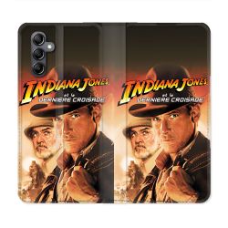 Housse Cuir Portefeuille Pour Samsung Galaxy S24 Plus Indiana Jones Affiche