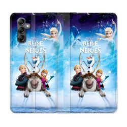 Housse Cuir Portefeuille Pour Samsung Galaxy S24 Plus La Reine Des Neiges