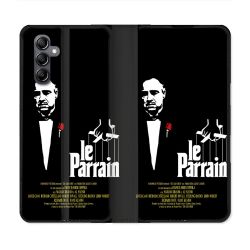 Housse Cuir Portefeuille Pour Samsung Galaxy S24 Plus Le Parrain Affiche