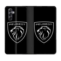 Housse Cuir Portefeuille Pour Samsung Galaxy S24 Plus Peugeot