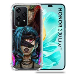 Coque Renforcée Pour Honor 200 Lite 5G Arcane Jynx Bleu