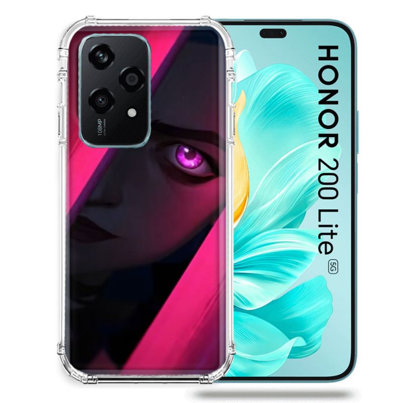 Coque Renforcée Pour Honor 200 Lite 5G Arcane Jynx Rose