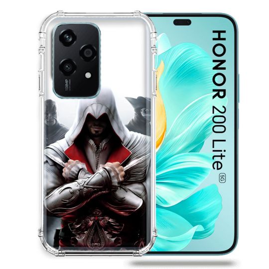 Coque Renforcée Pour Honor 200 Lite 5G Assassin Creed Mask