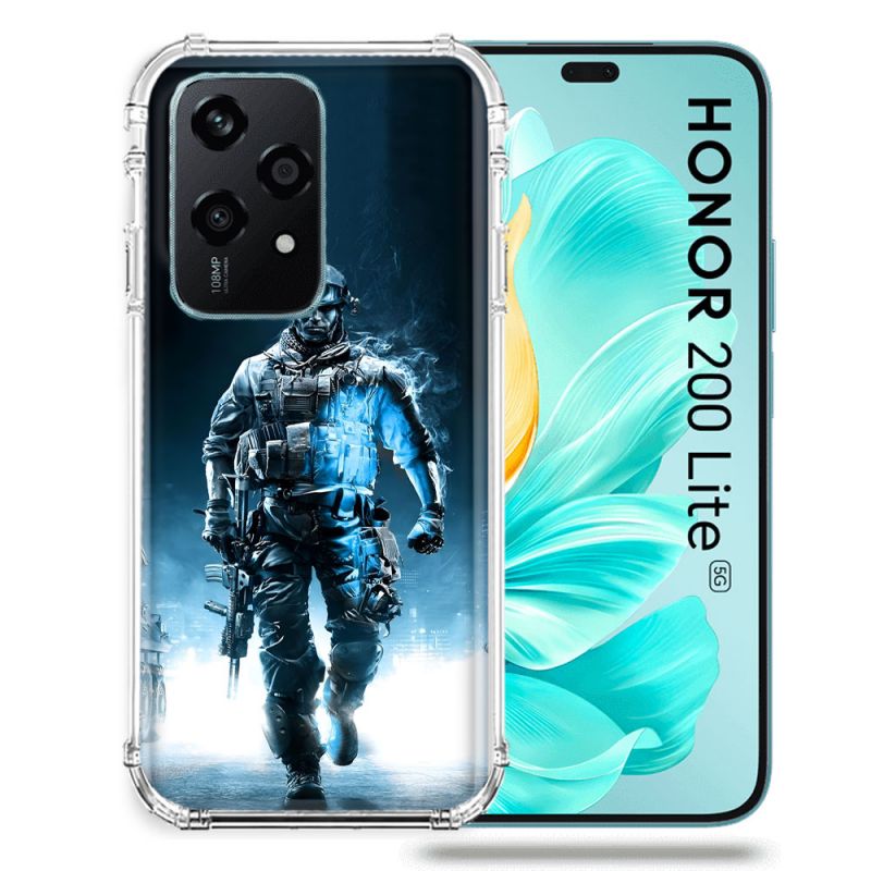 Coque Renforcée Pour Honor 200 Lite 5G Call Of Duty Guerrier