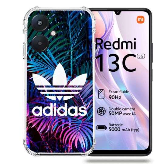Coque Renforcée Pour Xiaomi Redmi 13C 5G Adidas Palmier
