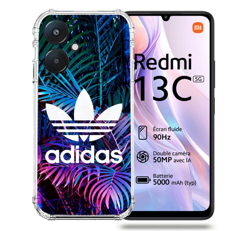 Coque Renforcée Pour Xiaomi Redmi 13C 5G Adidas Palmier