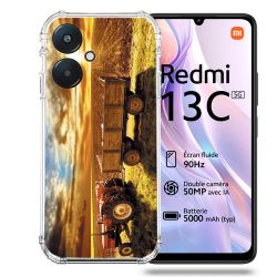 Coque Renforcée Pour Xiaomi Redmi 13C 5G Agriculture Tracteur Color