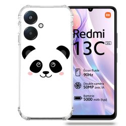 Coque Renforcée Pour Xiaomi Redmi 13C 5G Animal Panda Blanc