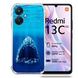 Coque Renforcée Pour Xiaomi Redmi 13C 5G Animal Requin Dent