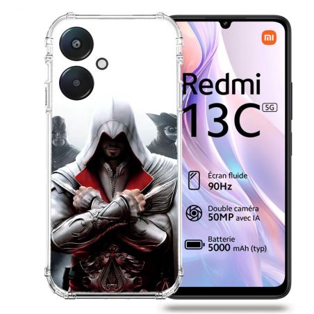 Coque Renforcée Pour Xiaomi Redmi 13C 5G Assassin Creed Mask