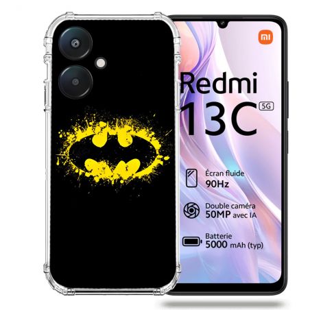 Coque Renforcée Pour Xiaomi Redmi 13C 5G Batman Logo