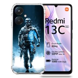 Coque Renforcée Pour Xiaomi Redmi 13C 5G Call Of Duty Guerrier
