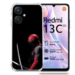 Coque Renforcée Pour Xiaomi Redmi 13C 5G Deadpool Epee