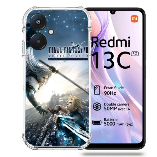 Coque Renforcée Pour Xiaomi Redmi 13C 5G Final Fantaisy