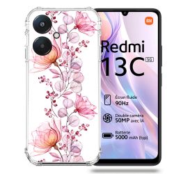 Coque Renforcée Pour Xiaomi Redmi 13C 5G Fleur Eclosion
