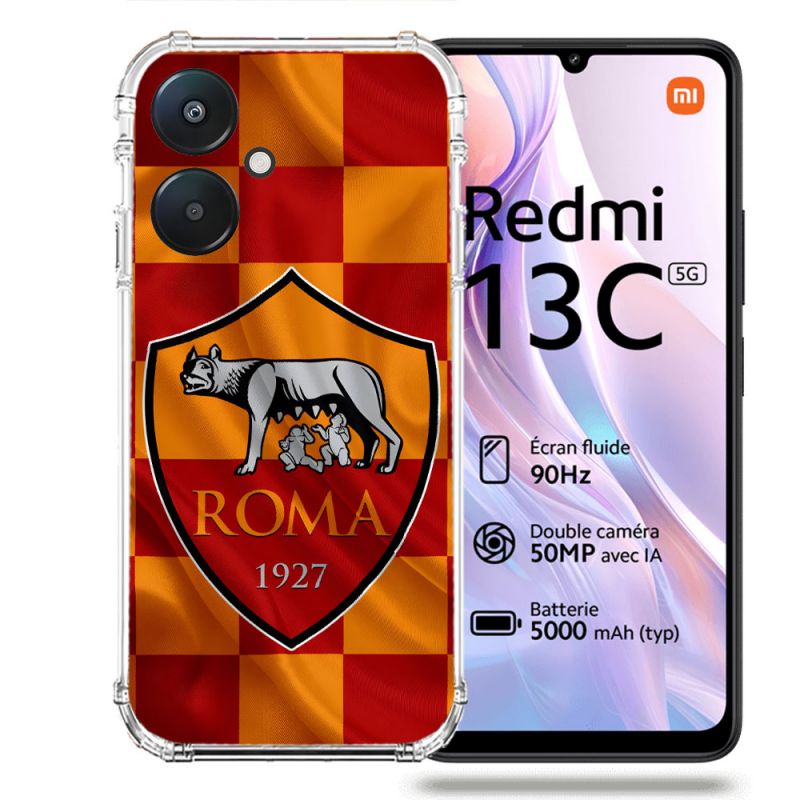 Coque Renforcée Pour Xiaomi Redmi 13C 5G Foot As Roma