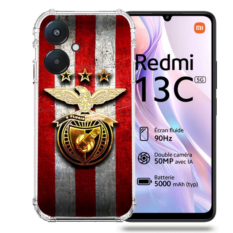 Coque Renforcée Pour Xiaomi Redmi 13C 5G Foot Benfica