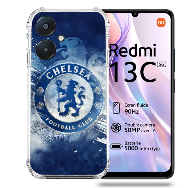 Coque Renforcée Pour Xiaomi Redmi 13C 5G Foot Chelsea