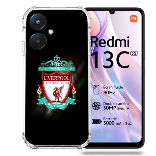 Coque Renforcée Pour Xiaomi Redmi 13C 5G Foot Liverpool