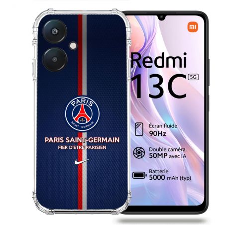 Coque Renforcée Pour Xiaomi Redmi 13C 5G Foot PSG Fier