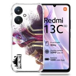 Coque Renforcée Pour Xiaomi Redmi 13C 5G Fortnite Blanc