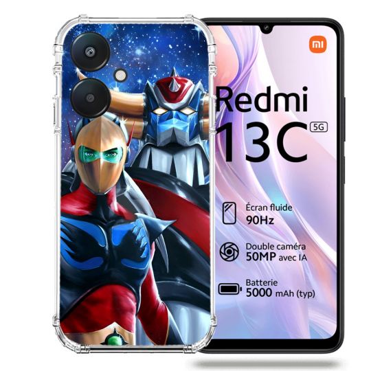 Coque Renforcée Pour Xiaomi Redmi 13C 5G Goldorak