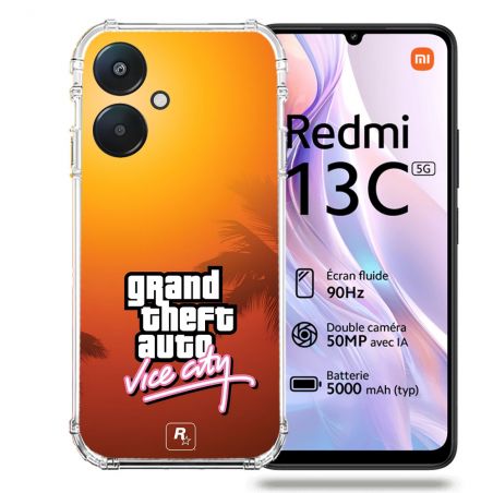 Coque Renforcée Pour Xiaomi Redmi 13C 5G GTA Vice City