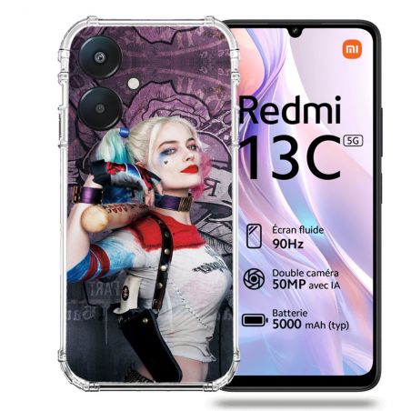 Coque Renforcée Pour Xiaomi Redmi 13C 5G Harley Quinn Batte