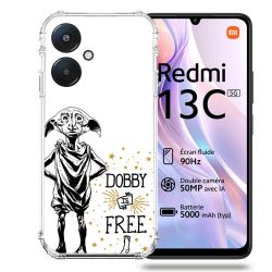 Coque Renforcée Pour Xiaomi Redmi 13C 5G Harry Potter Dobby Free Blanc