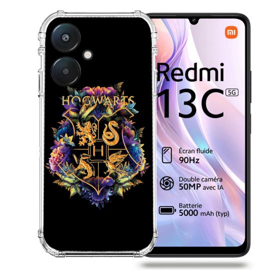 Coque Renforcée Pour Xiaomi Redmi 13C 5G Harry Potter Hogwarts