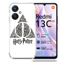 Coque Renforcée Pour Xiaomi Redmi 13C 5G Harry Potter Hollows triangle Blanc