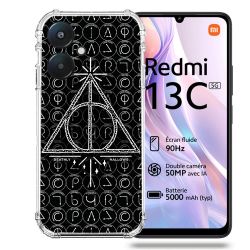 Coque Renforcée Pour Xiaomi Redmi 13C 5G Harry Potter Hollows Triangle Noir