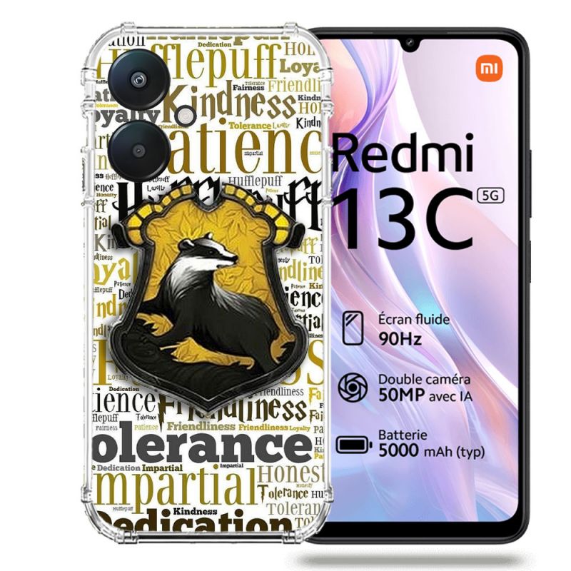 Coque Renforcée Pour Xiaomi Redmi 13C 5G Harry Potter Poursouffle