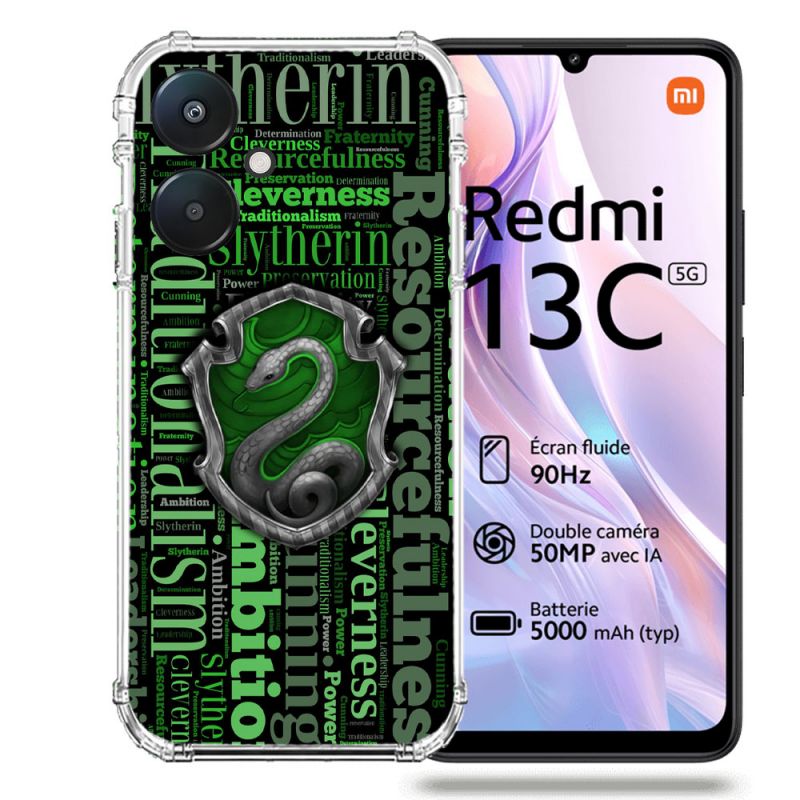 Coque Renforcée Pour Xiaomi Redmi 13C 5G Harry Potter Serpentar