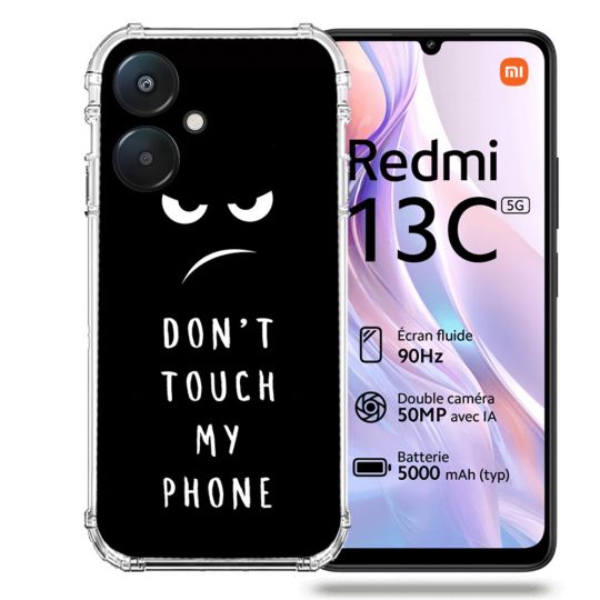 Coque Renforcée Pour Xiaomi Redmi 13C 5G Humour Don't Touch
