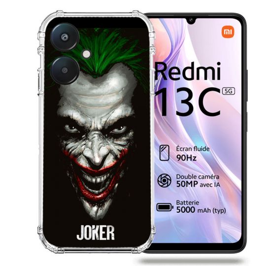 Coque Renforcée Pour Xiaomi Redmi 13C 5G Joker Noir