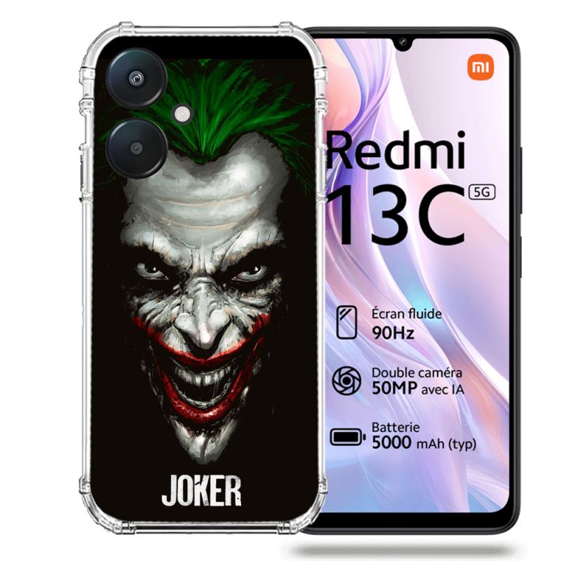 Coque Renforcée Pour Xiaomi Redmi 13C 5G Joker Noir