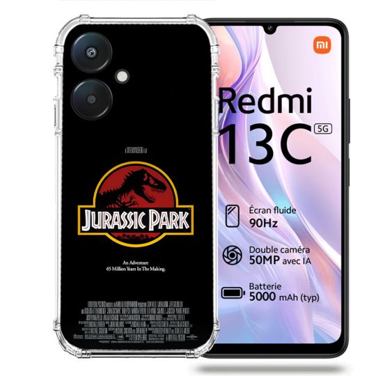 Coque Renforcée Pour Xiaomi Redmi 13C 5G Jurassik Park Affiche