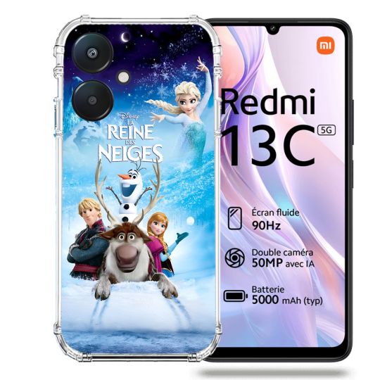 Coque Renforcée Pour Xiaomi Redmi 13C 5G La Reine Des Neiges