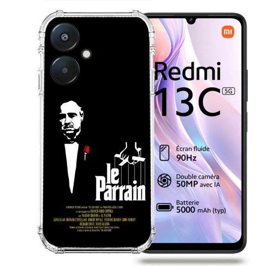 Coque Renforcée Pour Xiaomi Redmi 13C 5G Le Parrain Affiche