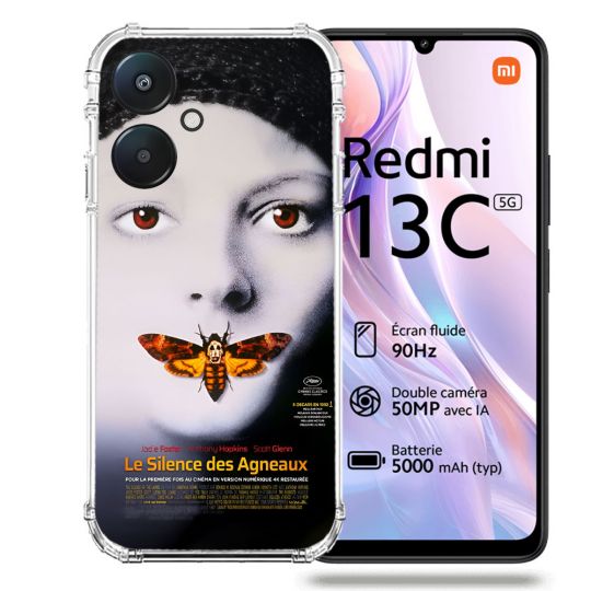 Coque Renforcée Pour Xiaomi Redmi 13C 5G Le Silence Des Agneaux Affiche