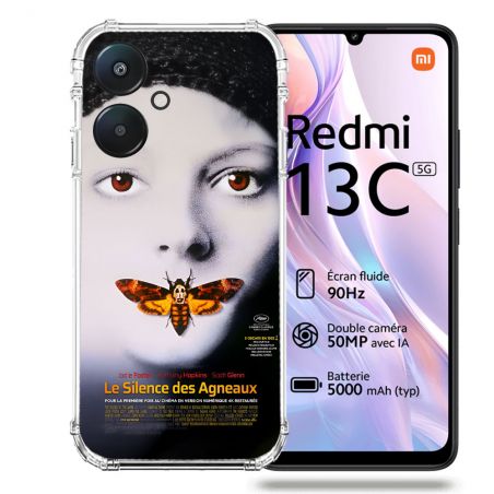 Coque Renforcée Pour Xiaomi Redmi 13C 5G Le Silence Des Agneaux Affiche