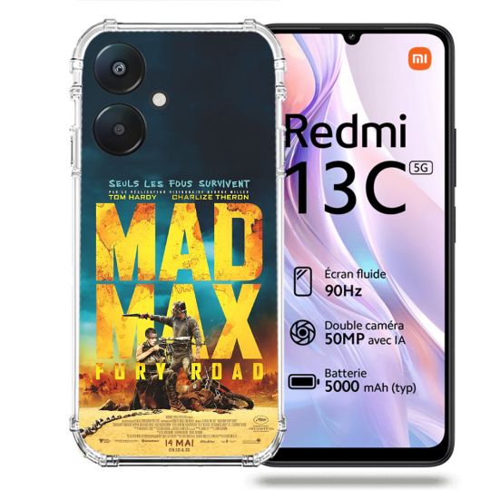 Coque Renforcée Pour Xiaomi Redmi 13C 5G Mad Max Affiche