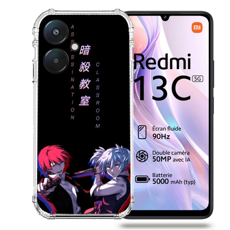 Coque Renforcée Pour Xiaomi Redmi 13C 5G Manga Assassination Classroom Duo