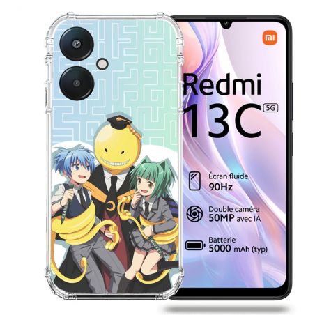 Coque Renforcée Pour Xiaomi Redmi 13C 5G Manga Assassination Classroom Kuro Trio