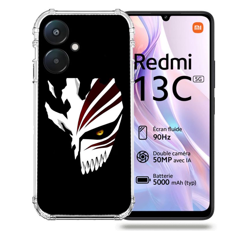 Coque Renforcée Pour Xiaomi Redmi 13C 5G Manga Bleach Masque