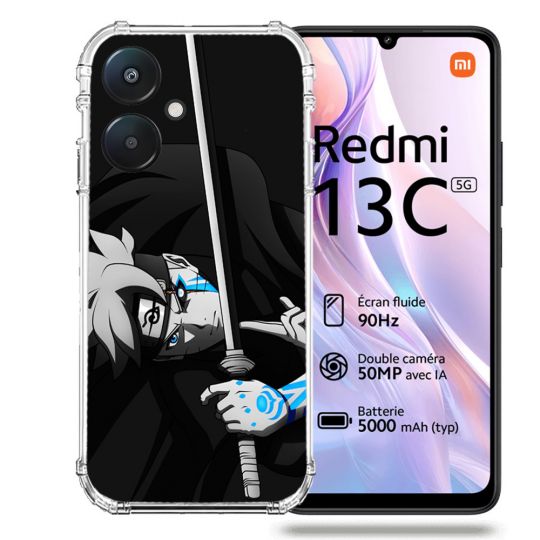 Coque Renforcée Pour Xiaomi Redmi 13C 5G Manga Boruto Epée
