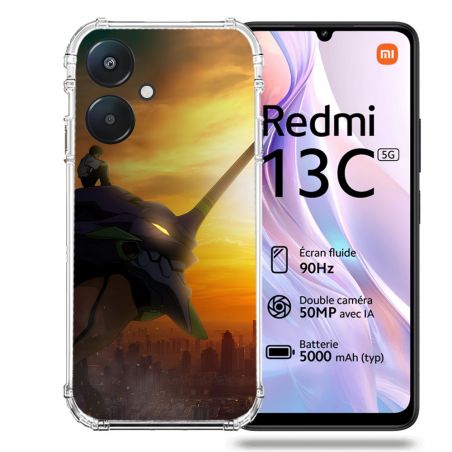 Coque Renforcée Pour Xiaomi Redmi 13C 5G Manga Evangelion