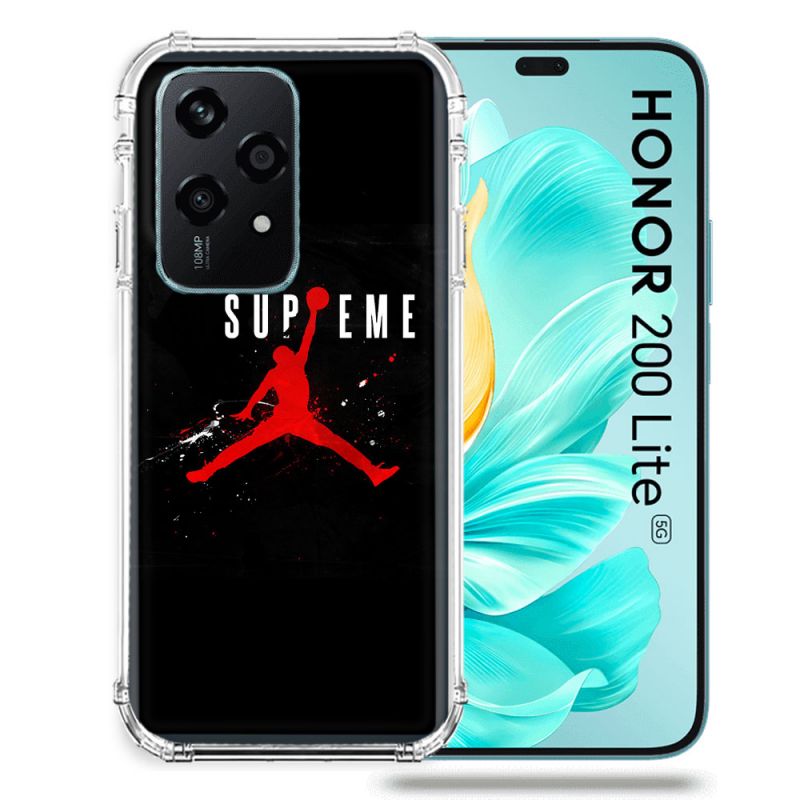 Coque Renforcée Pour Honor 200 Lite 5G Jordan Supreme Noir